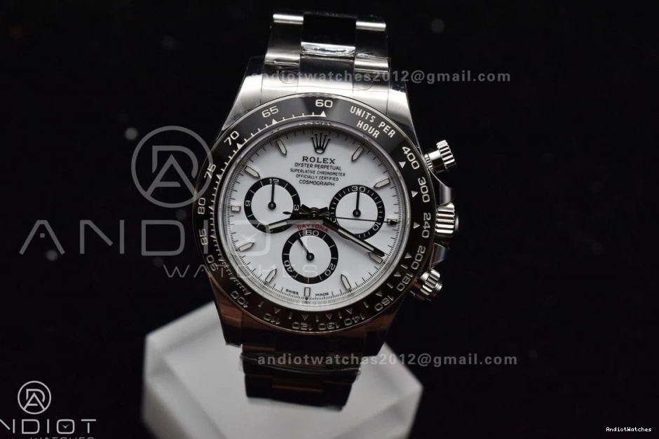 Factory In Dial 126500 SBF White FreshLook Rolex Steel 904L VS 1054 SL4801 1:1 Daytona Movement 0825
